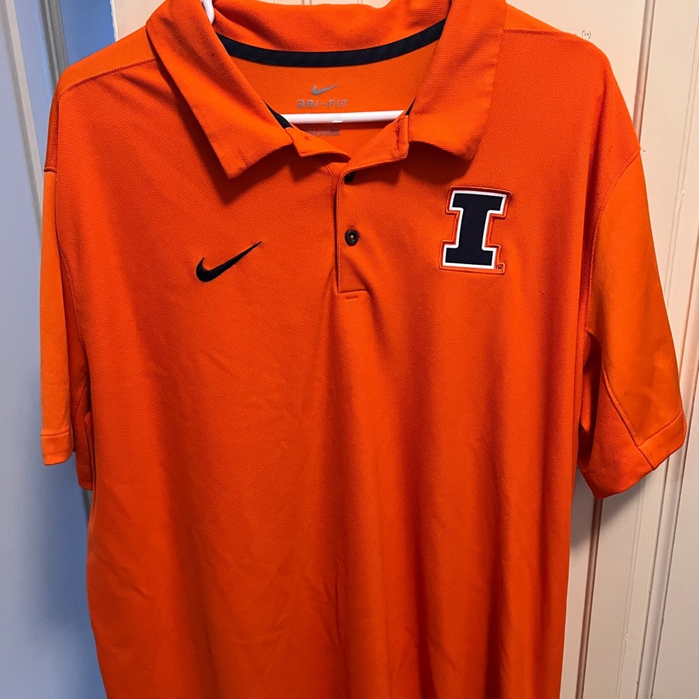 Nike Men's Illinois Fighting Illini XXL polo